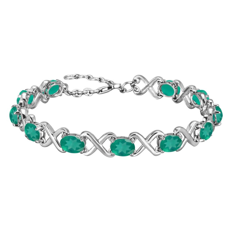 Green Onyx Bracelet GRO-RDB-1-A.
