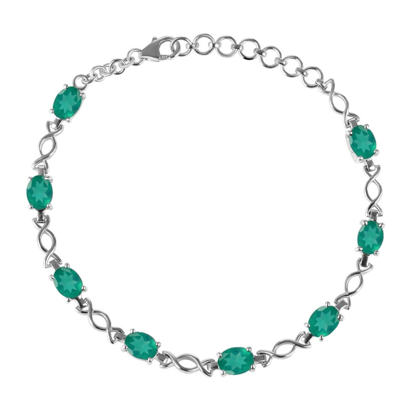 Green Onyx Bracelet GRO-RDB-3-A.