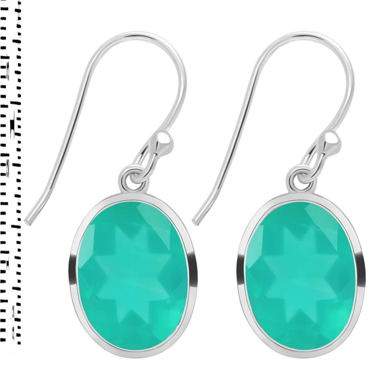 Green Onyx Earring GRO-RDE-1246.