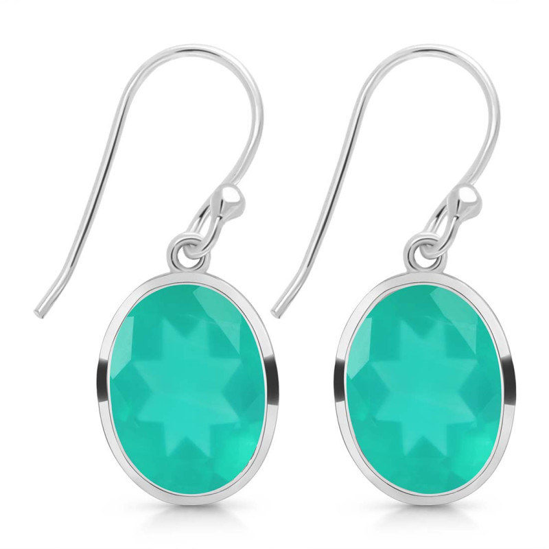 Green Onyx Earring GRO-RDE-1246.