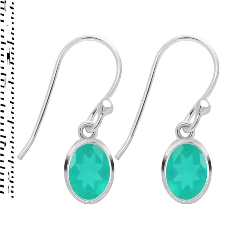 Green Onyx Earring GRO-RDE-1316.