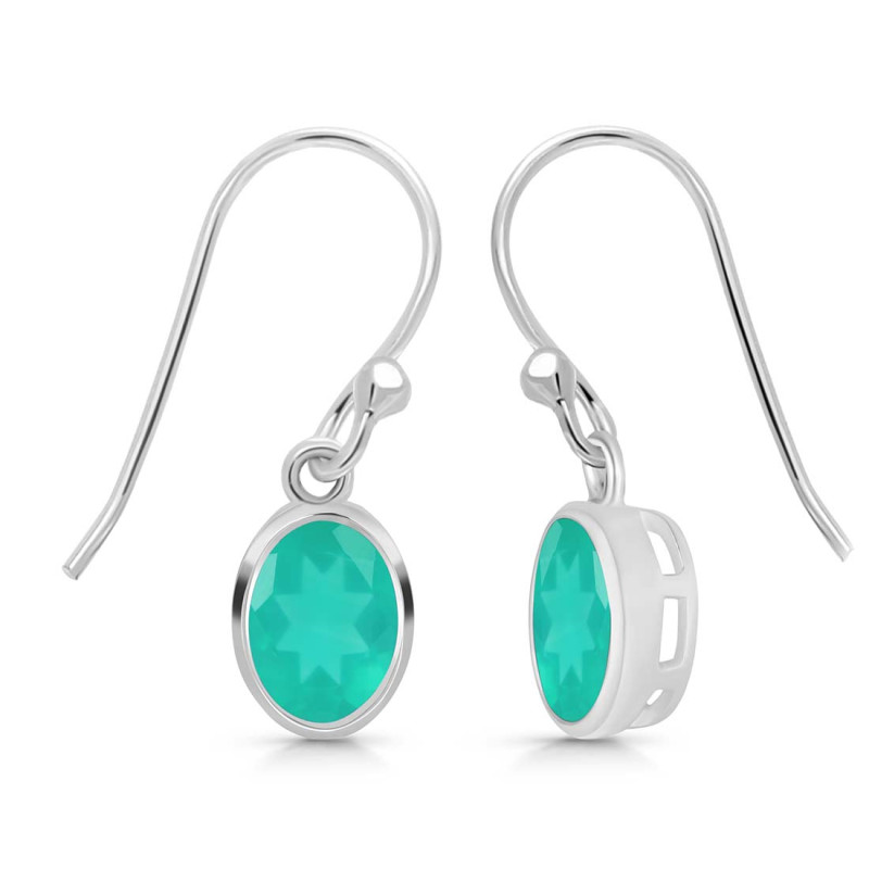 Green Onyx Earring