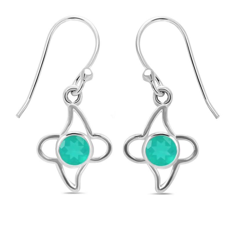 Green Onyx Earring