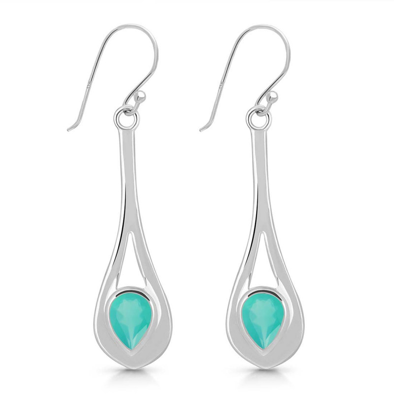 Green Onyx Earring  GRO-RDE-274.