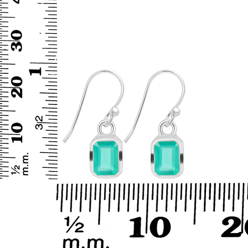 Green Onyx Earring GRO-RDE-550.