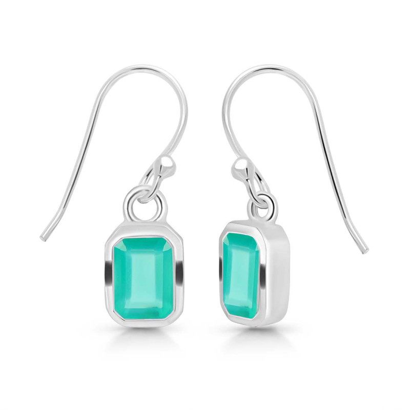 Green Onyx Earring