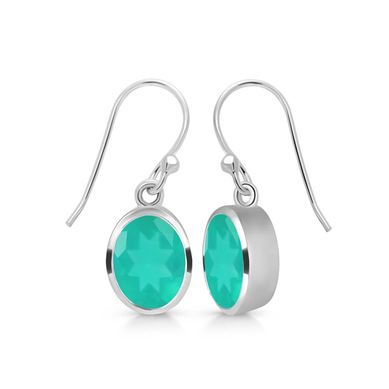 Green Onyx Earring