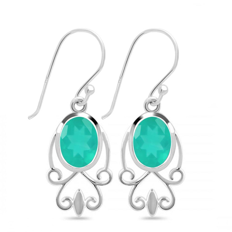 Green Onyx Earring