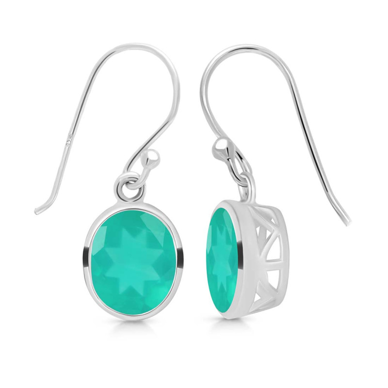 Green Onyx Earring