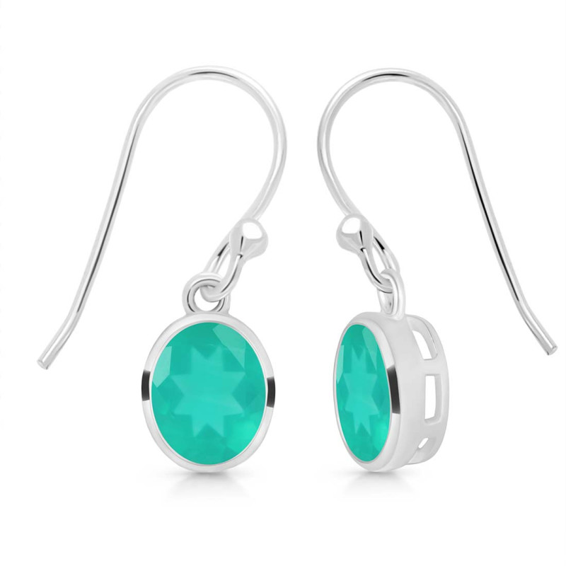Green Onyx Earring