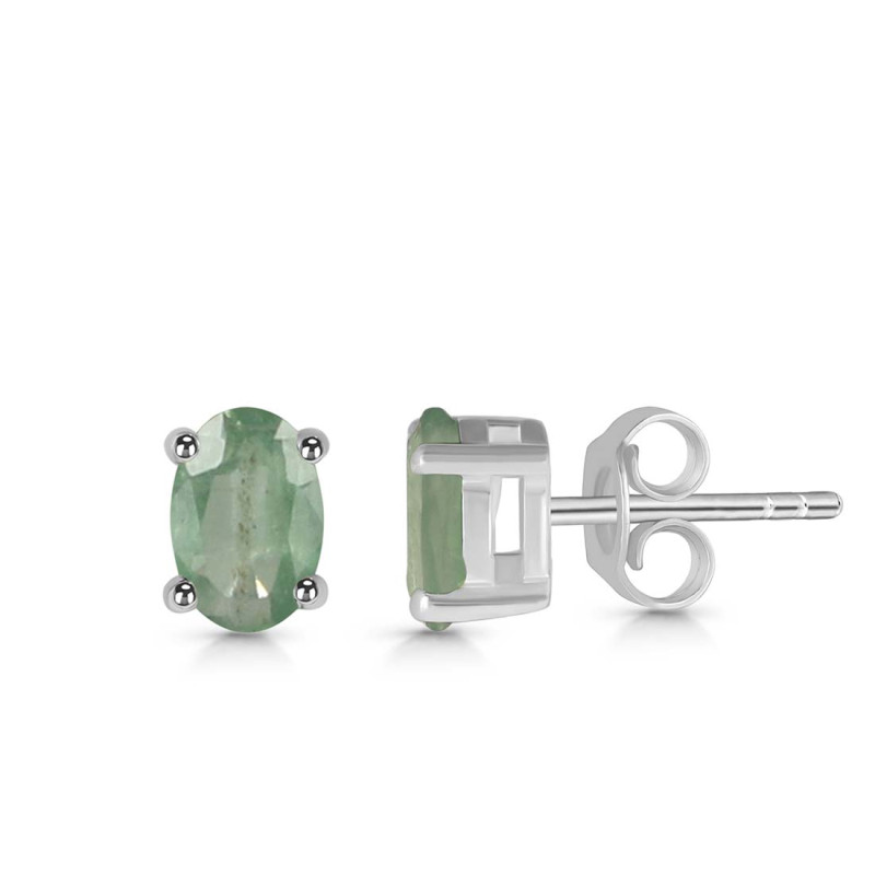 Kyanite (Green) Stud Earring