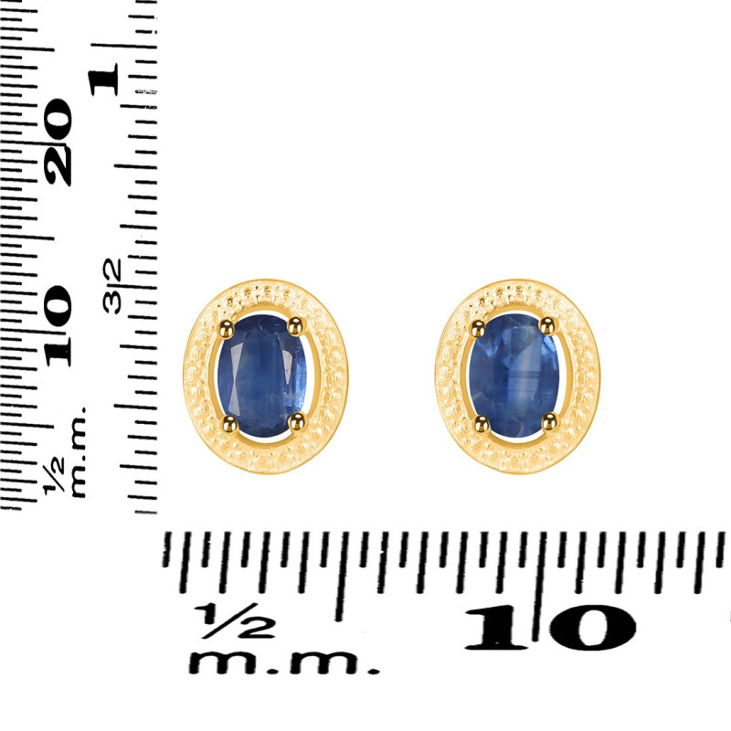 Kyanite Stud Earring KYN-RDE-35.