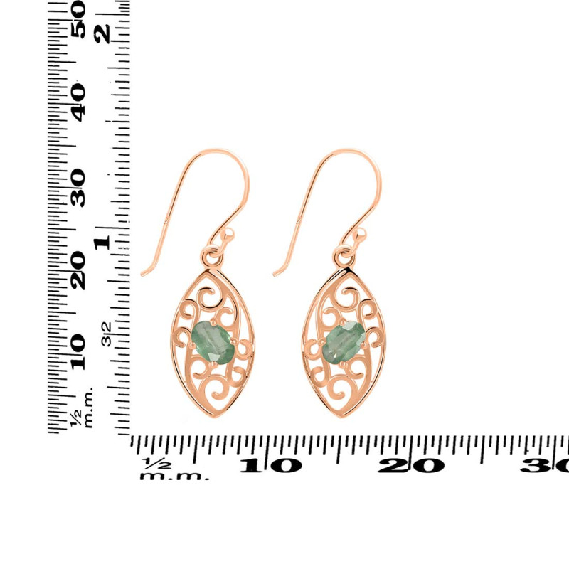 Kyanite (Green) Earring KYN-RDE-43-G.