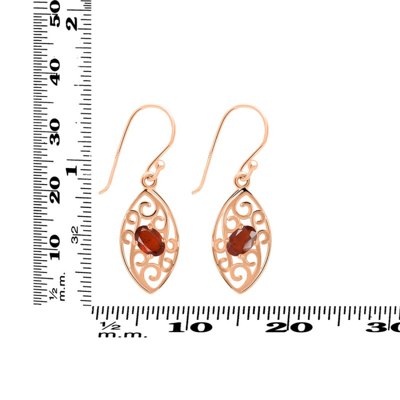Kyanite (Orange) Earring KYN-RDE-43-O.