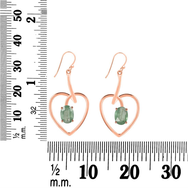 Kyanite (Green) Earring KYN-RDE-441-G.