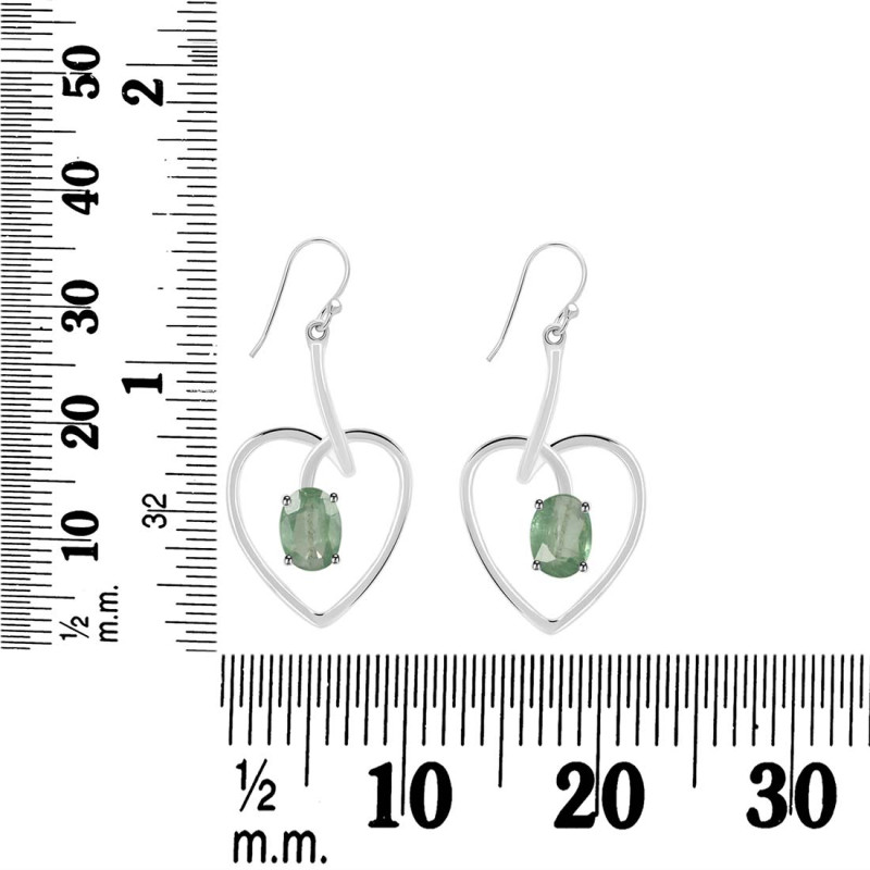 Kyanite (Green) Earring KYN-RDE-441-G.
