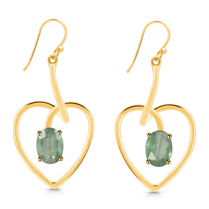 Kyanite (Green) Earring KYN-RDE-441-G.