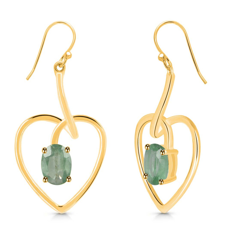 Kyanite (Green) Earring KYN-RDE-441-G.