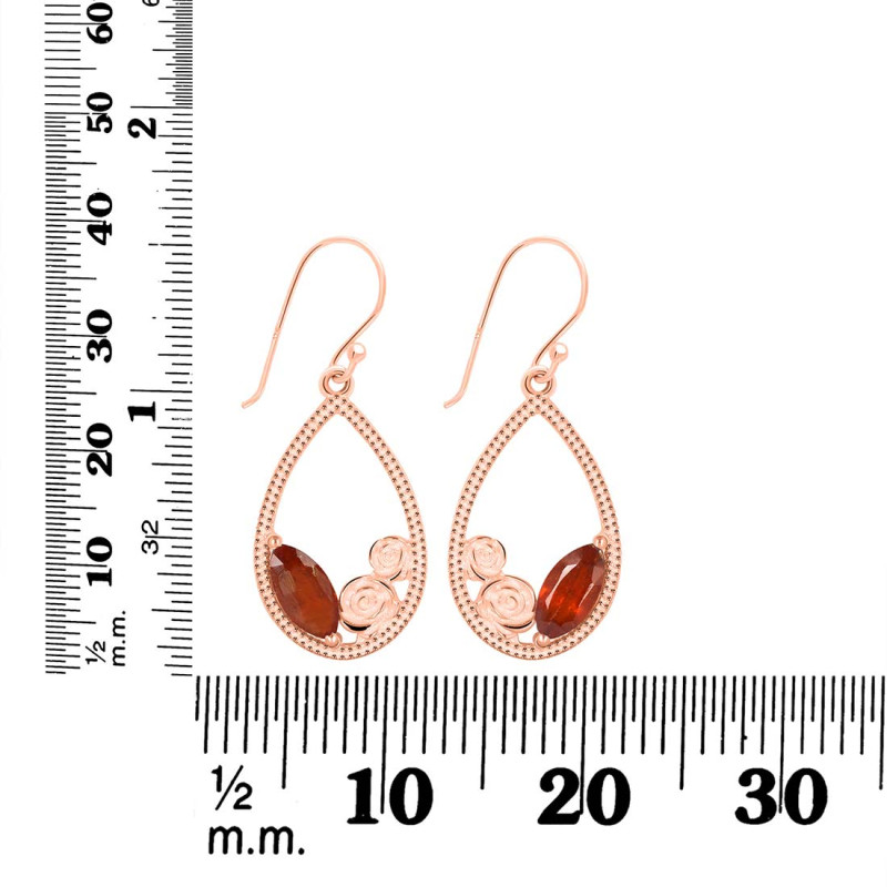 Kyanite (Orange) Earring KYN-RDE-69-O.
