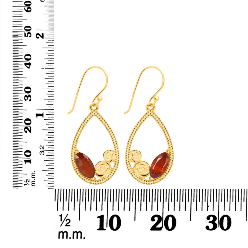 Kyanite (Orange) Earring KYN-RDE-69-O.