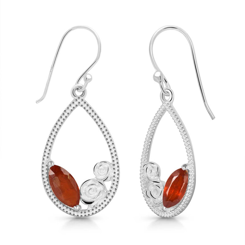 Kyanite (Orange) Earring