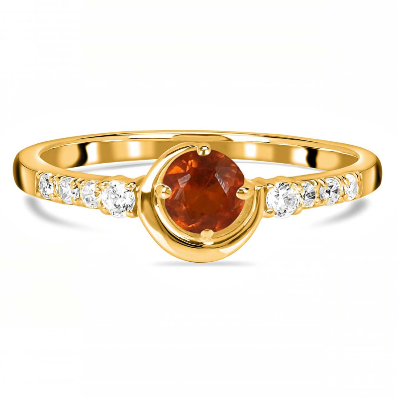 Kyanite (Orange) Ring KYN-RDR-2292-O.