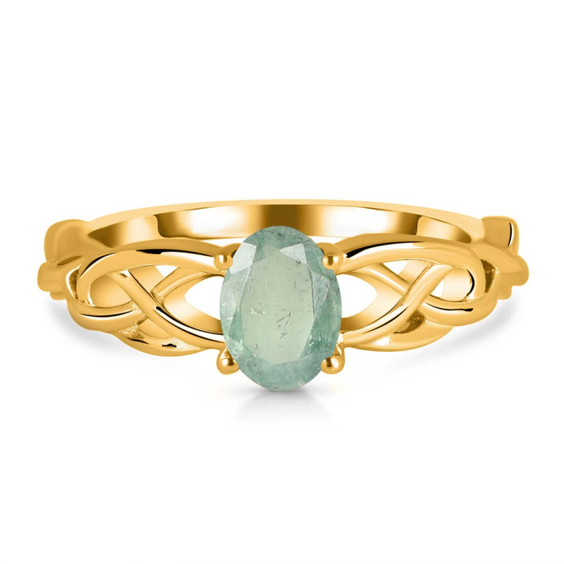 Kyanite (Green) Ring KYN-RDR-369-G.