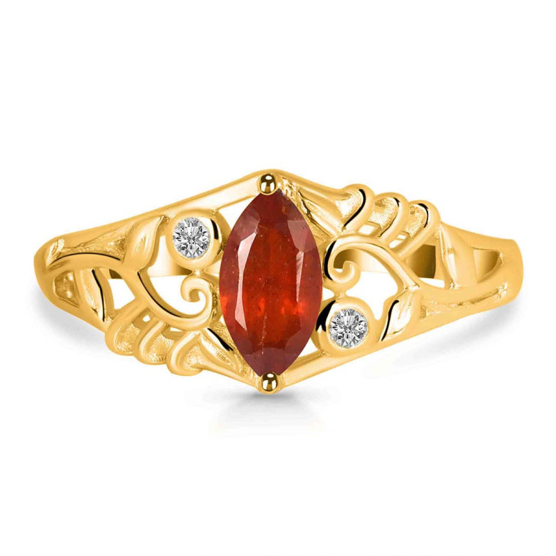 Kyanite (Orange) Ring KYN-RDR-370-O.