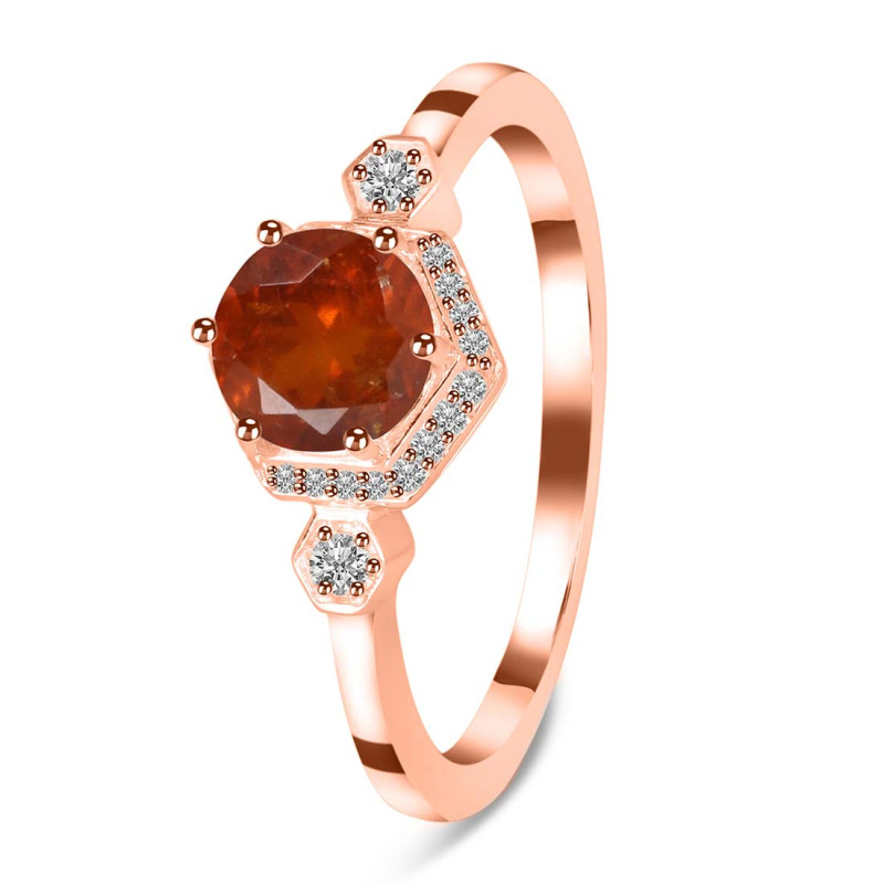 Kyanite (Orange) Ring KYN-RDR-373-O.