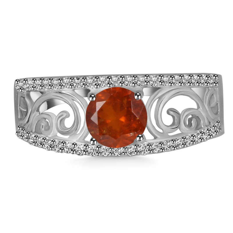 Kyanite (Orange) Ring KYN-RDR-375-O.