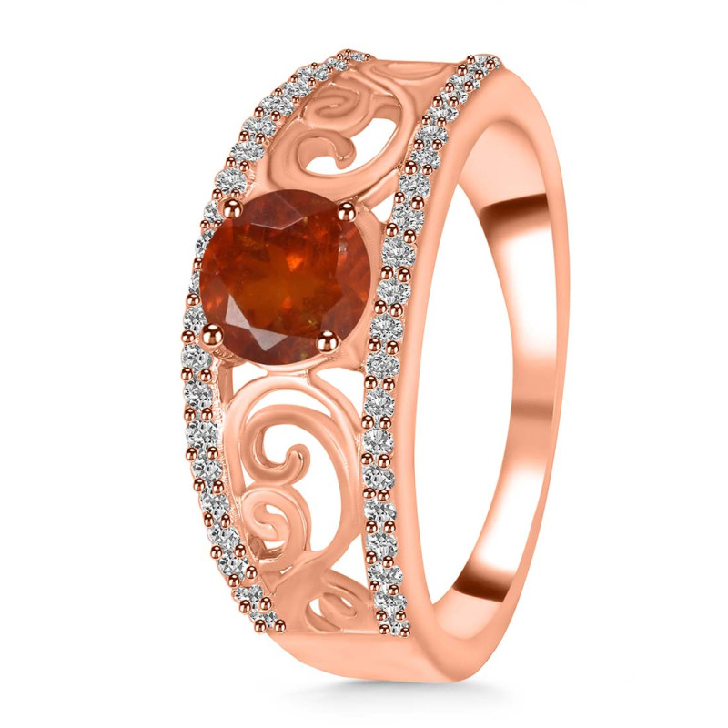 Kyanite (Orange) Ring KYN-RDR-375-O.