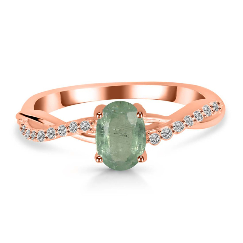 Kyanite (Green) Ring KYN-RDR-376-G.