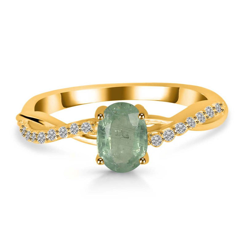 Kyanite (Green) Ring KYN-RDR-376-G.