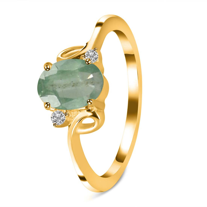 Kyanite (Green) Ring KYN-RDR-383-G.