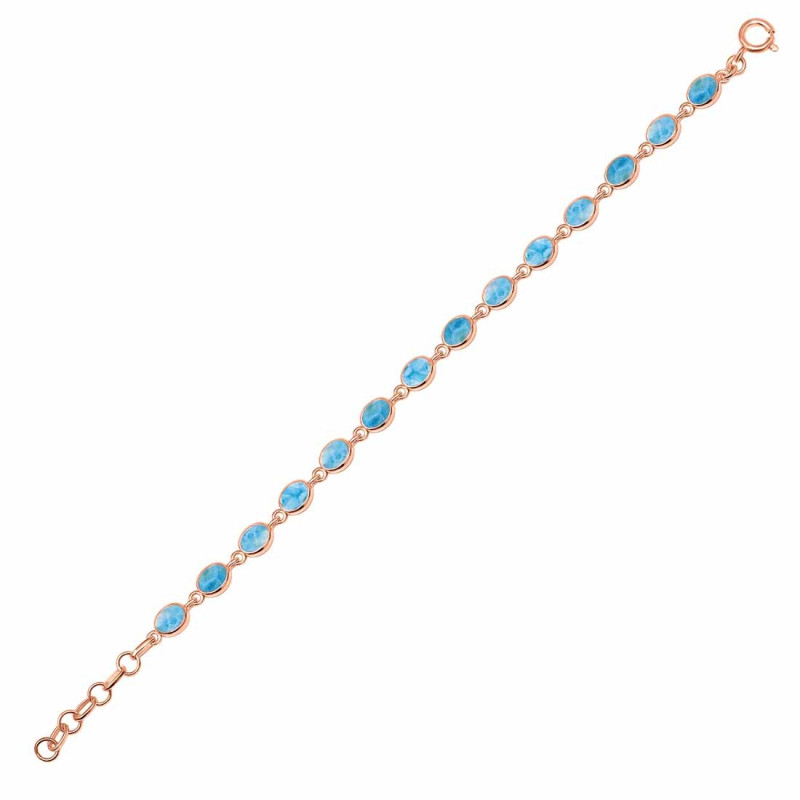 Larimar Bracelet LAR-RDB-113-CAB.
