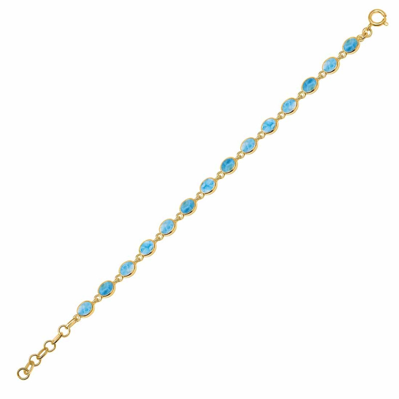 Larimar Bracelet LAR-RDB-113-CAB.