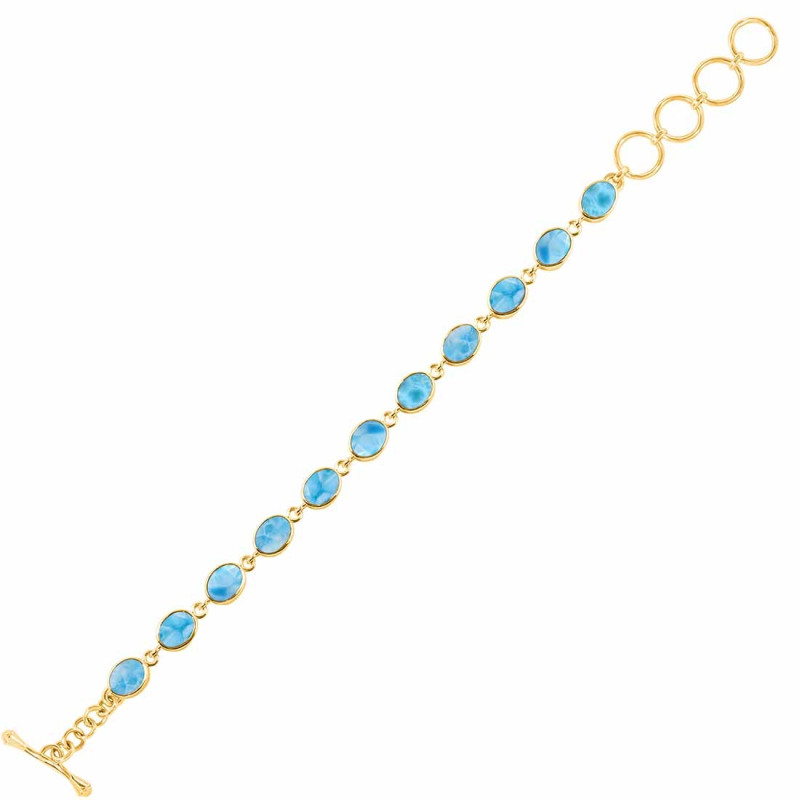 Larimar Bracelet LAR-RDB-114-CAB.