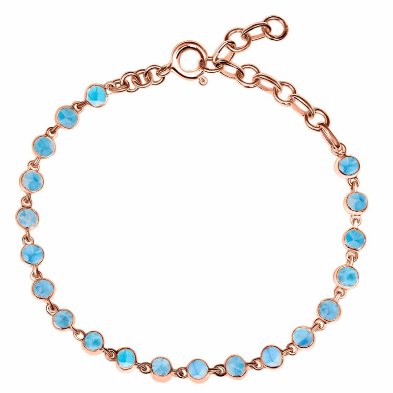 Larimar Bracelet LAR-RDB-116-CAB.
