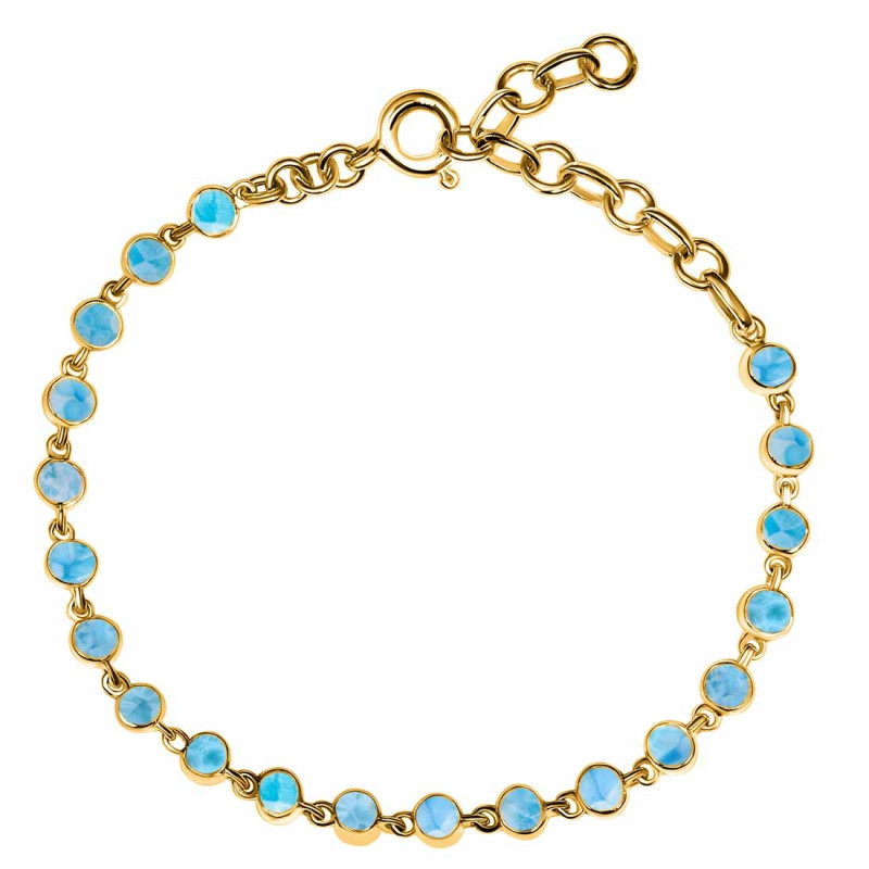 Larimar Bracelet LAR-RDB-116-CAB.