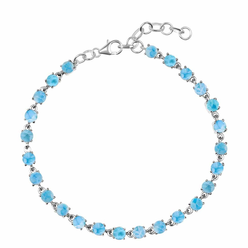 Larimar Bracelet LAR-RDB-75-CAB.