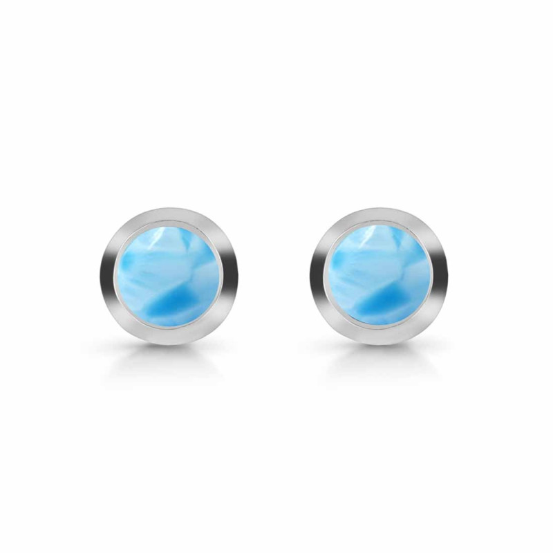 Larimar Stud Earring LAR-RDE-1072.