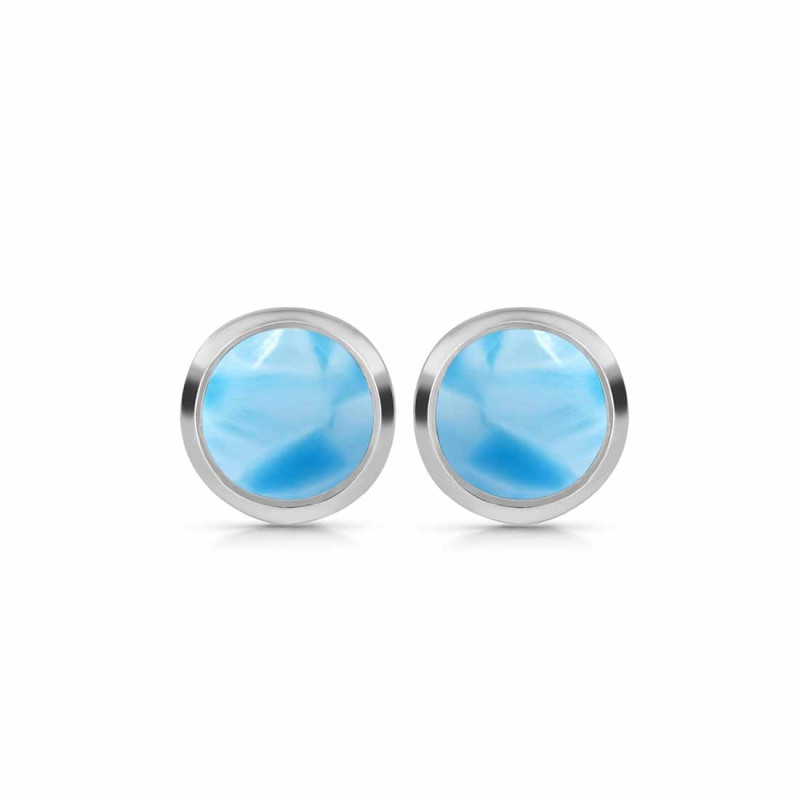 Larimar Stud Earring LAR-RDE-1073.