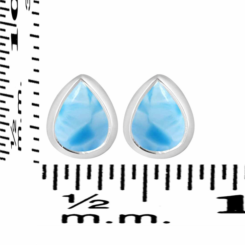 Larimar Stud Earring LAR-RDE-1105.