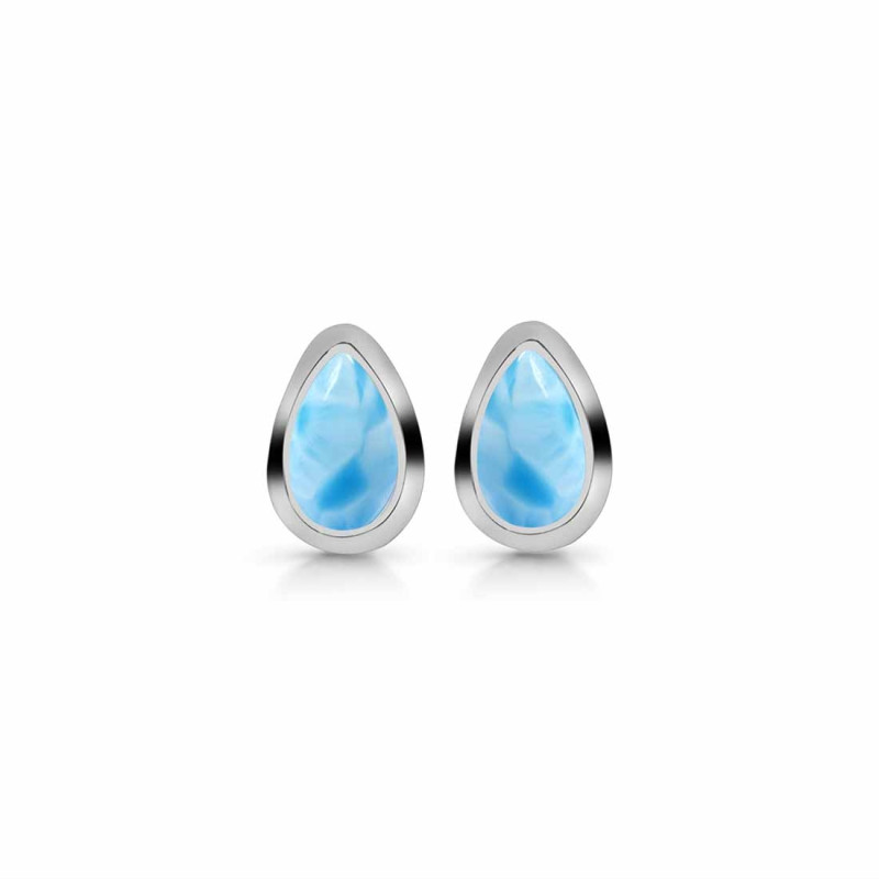 Larimar Stud Earring LAR-RDE-1106.