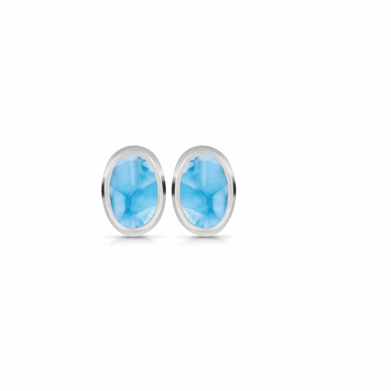Larimar Stud Earring LAR-RDE-1112.