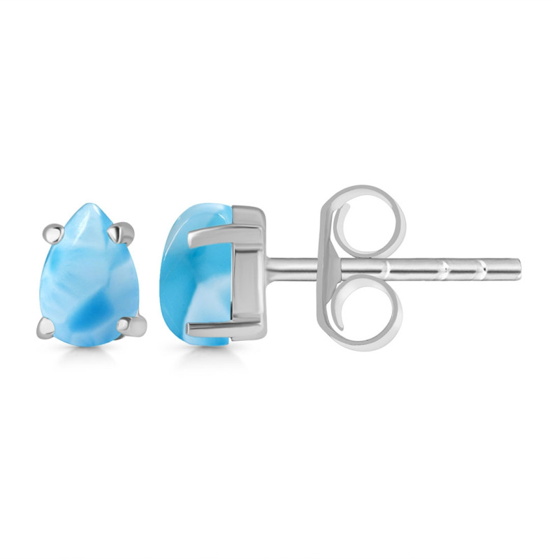 Larimar Stud Earring
