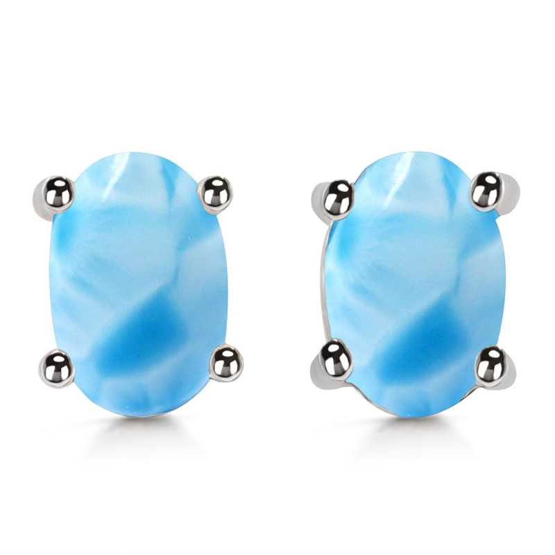 Larimar Stud Earring LAR-RDE-1143.