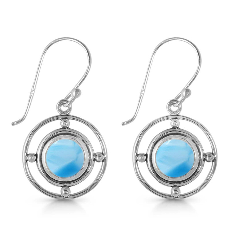 Larimar Earring