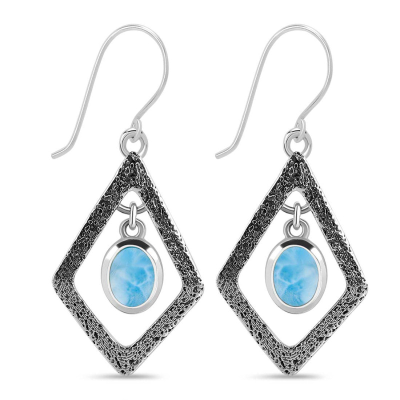 Larimar Earring