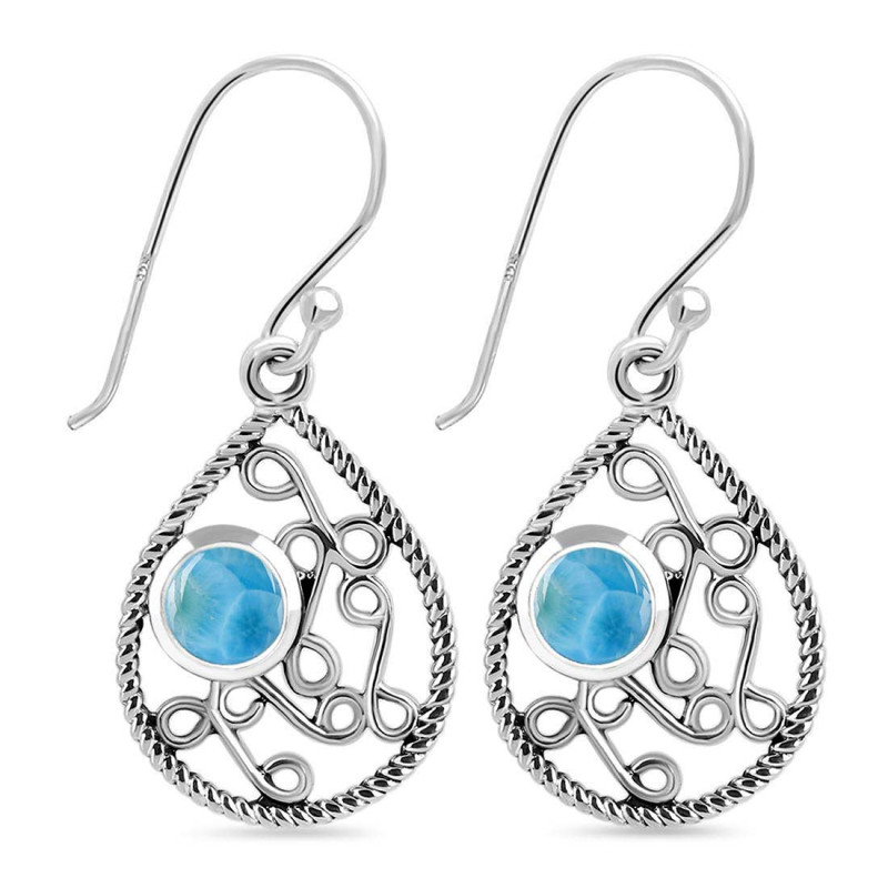 Larimar Earring